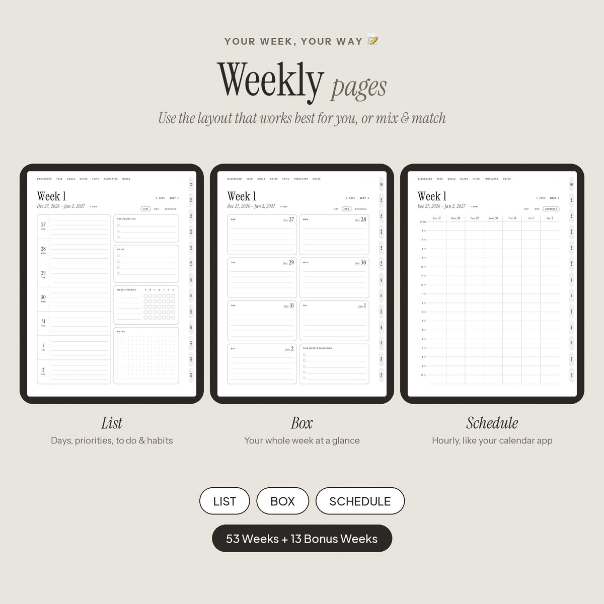 2027 Digital Planner