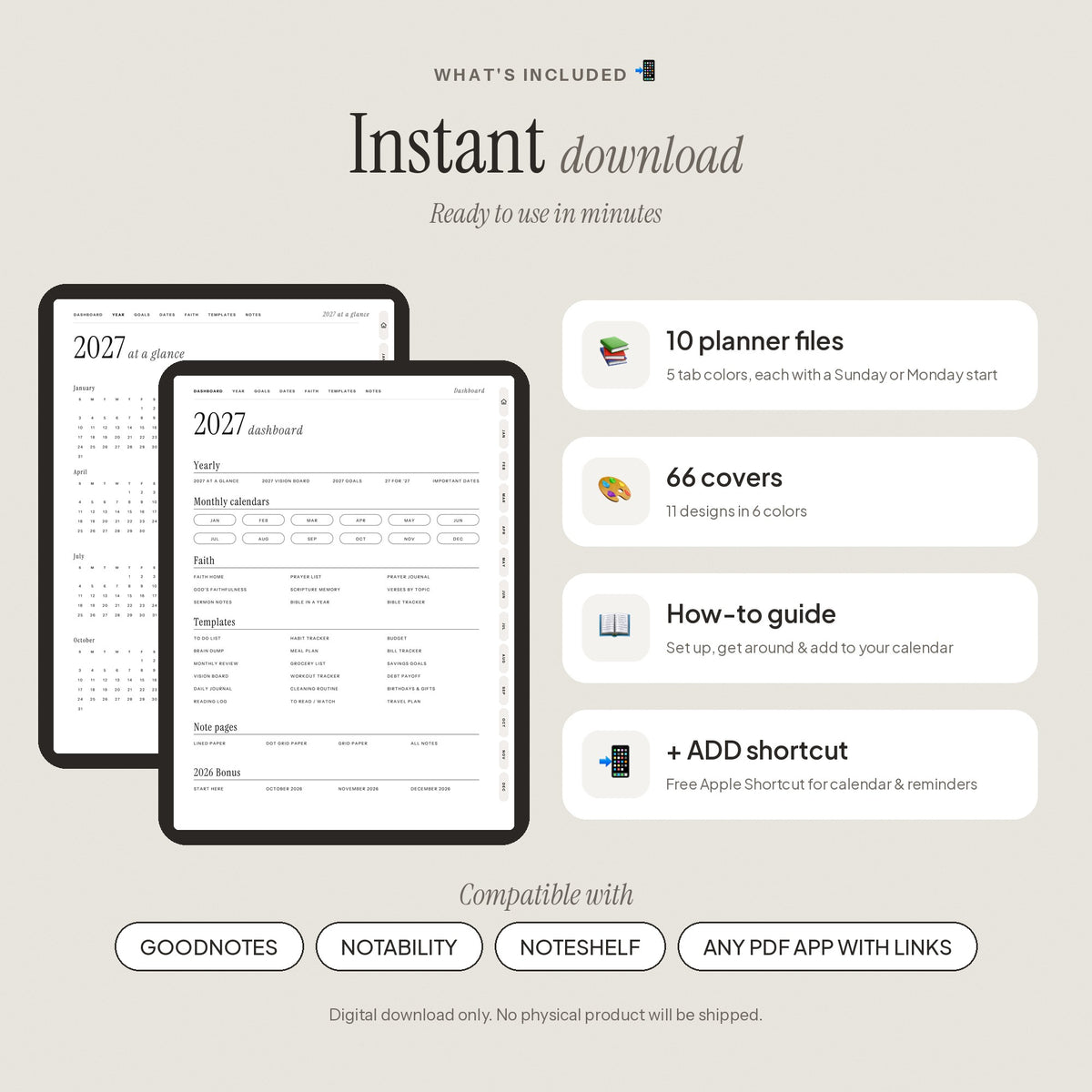 2027 Digital Planner