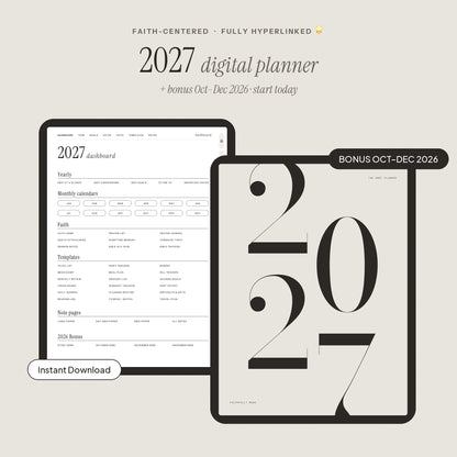 2027 Digital Planner