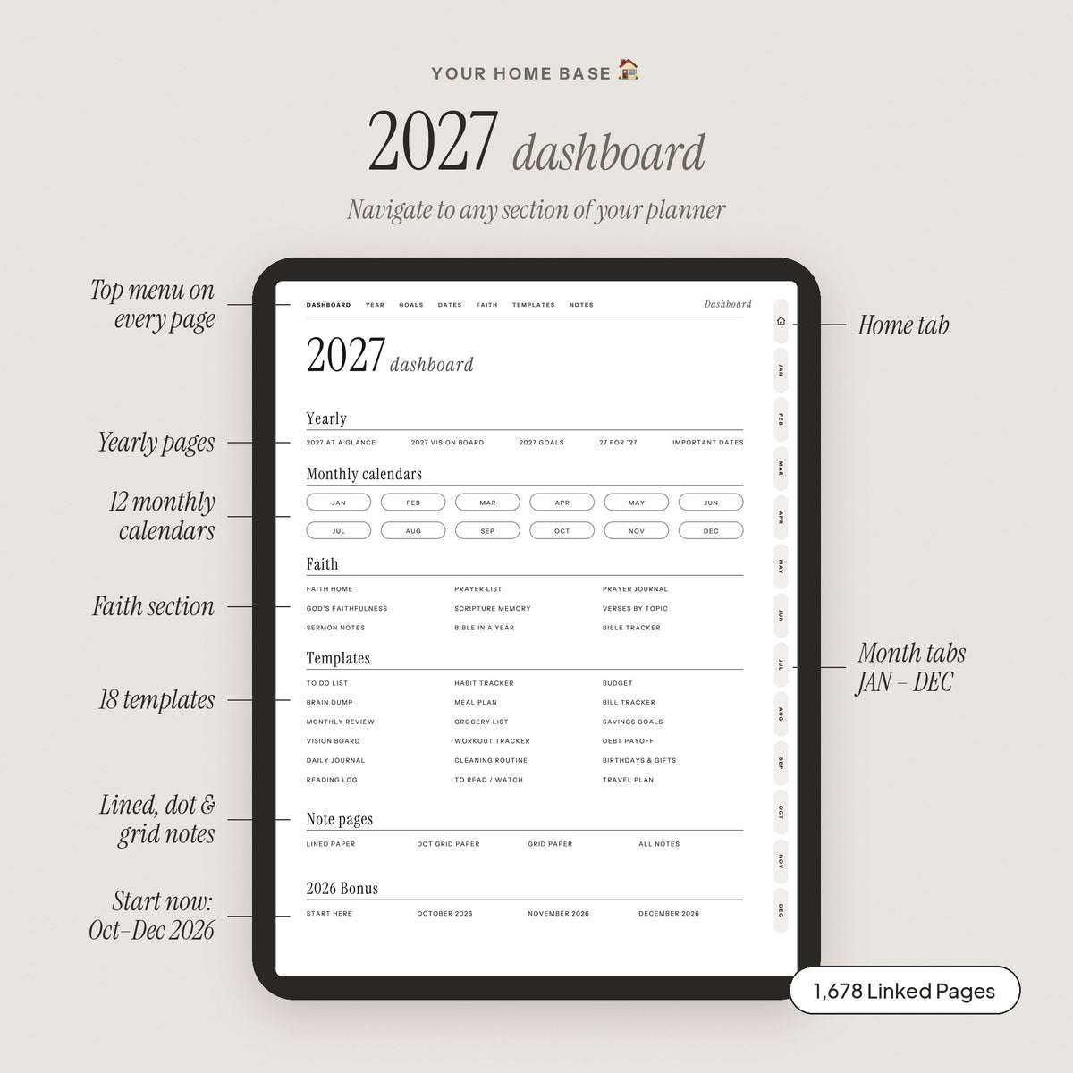 2027 Digital Planner
