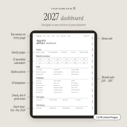2027 Digital Planner