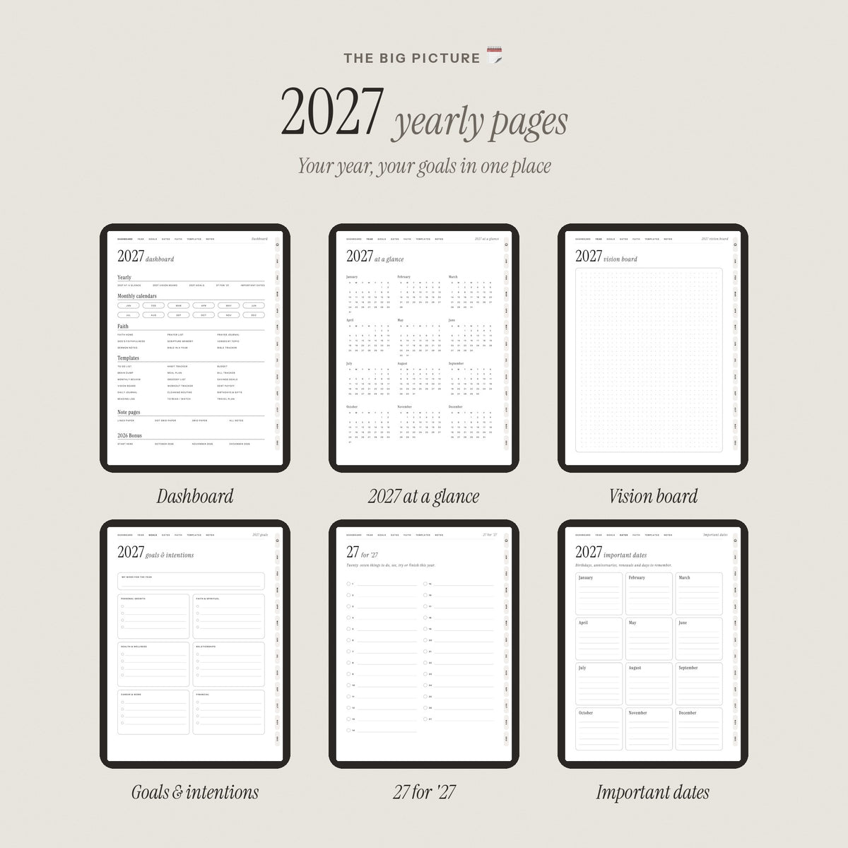 2027 Digital Planner