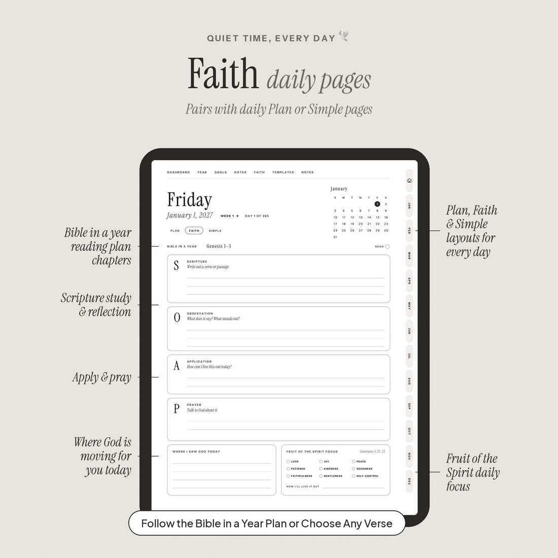 Your quiet time & to-do list,